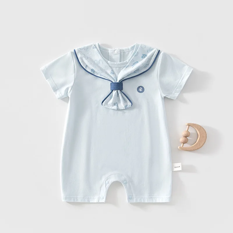 

Baby Summer Short Sleeve Rompers Baby Summer Ultra-Thin Ice Oxygen Cotton Rompers Children Gown Newborn Romper