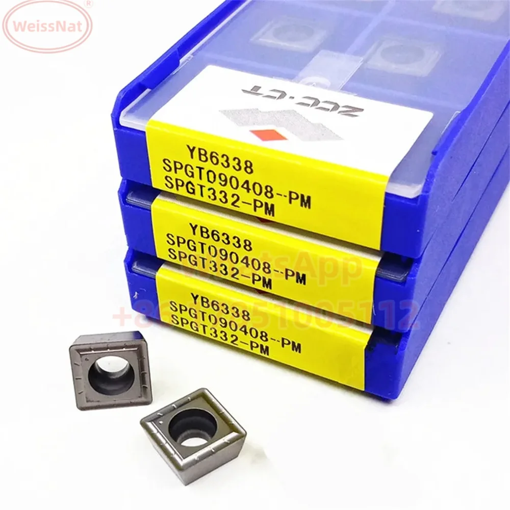 Inserção da Broca do Carboneto u Zcc.ct Spgt050204 Spgt060204 Spgt07t308 Spgt090408 Spgt110408 Spgt140512-pm em Ybg205 Ybg212 Yb6338