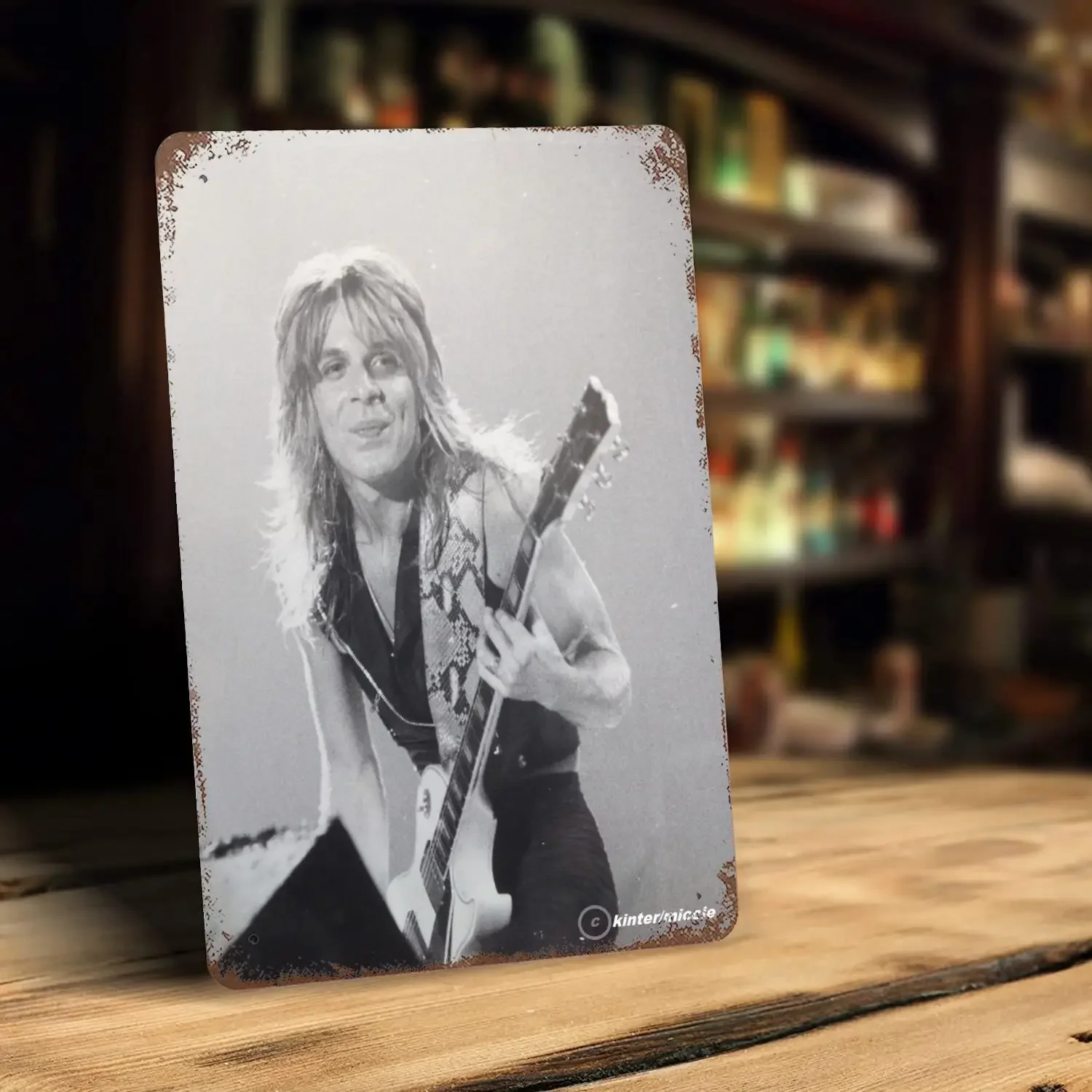 randy rhoads Metal Signs wall decor Vintage Tin Signs Captain Metal Poster Decor for Bar Pub Club Wall Decoration