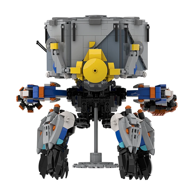 Moc Horizon Zero Dawned Shell Walker Wide-Headed Beast Bricks Building Blocks Game Action Figure Mech Monster Dragon Toys Gifts