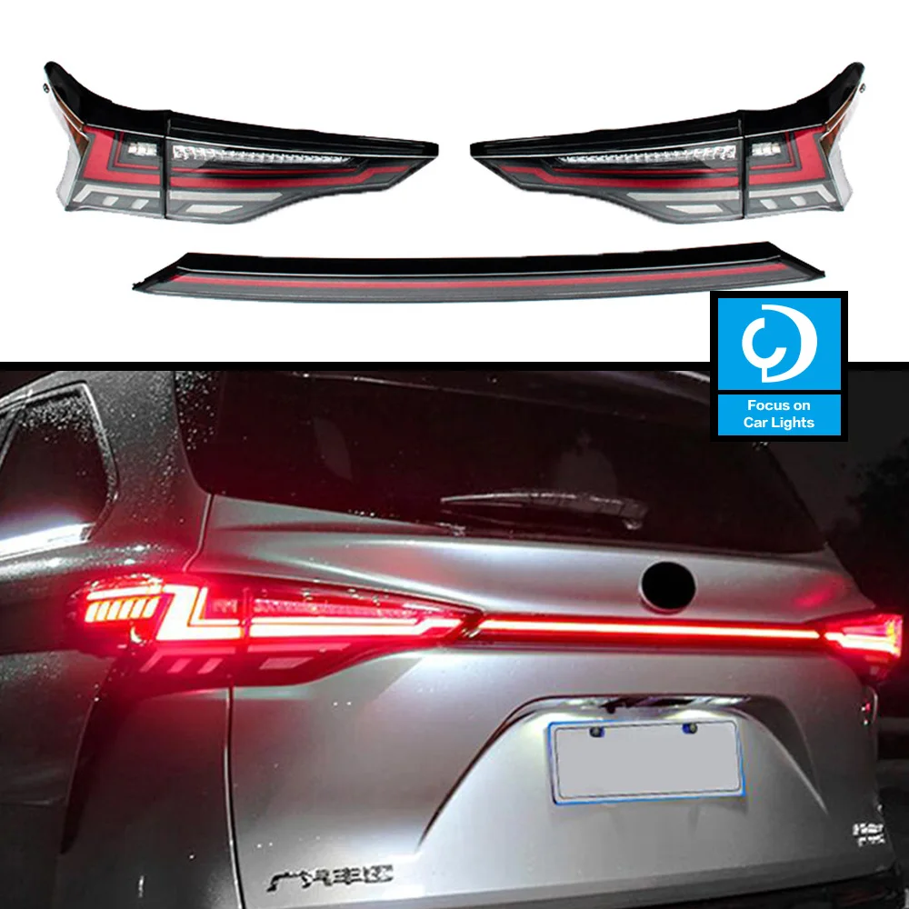 

Taillights Styling For Toyota Sienna 2021 2022 Taillights LED DRL Running Signal Brake Reversing Parking Lighthouse Facelift