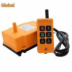 OBOHOS HS-6 4 buttons singIe speed industrial Wireless Radio Crane Remote Control switches Hoist track crane Lift controller