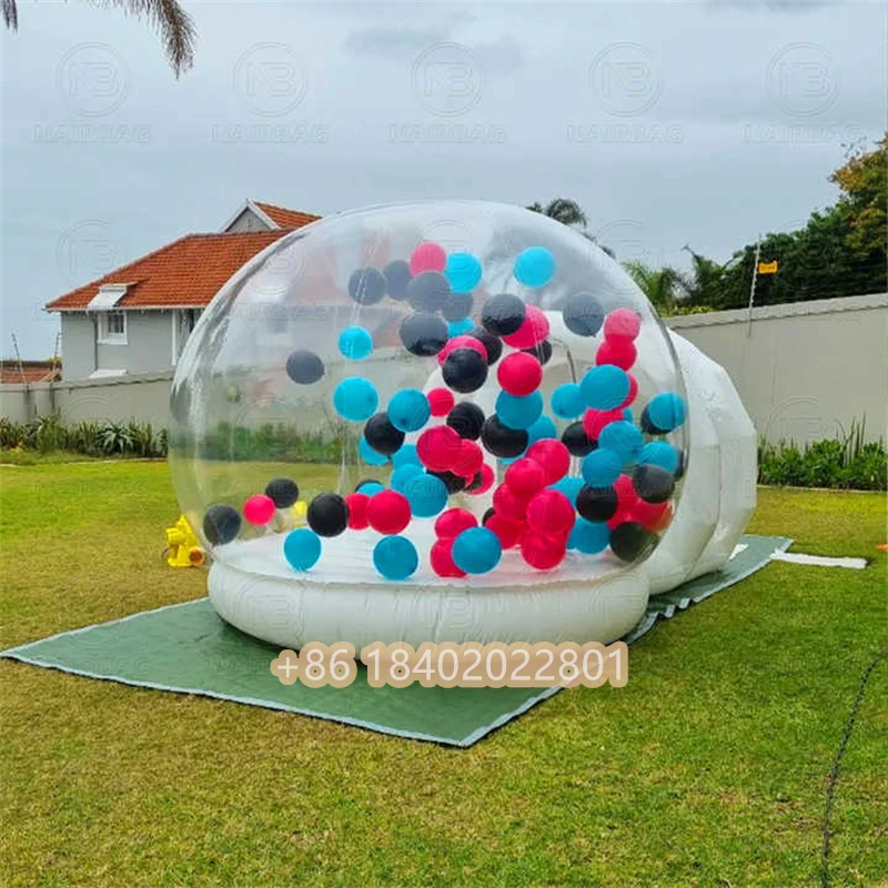 Buttafuori gonfiabili della casa delle bolle dei palloncini popolari che saltano la casa delle bolle trasparente
