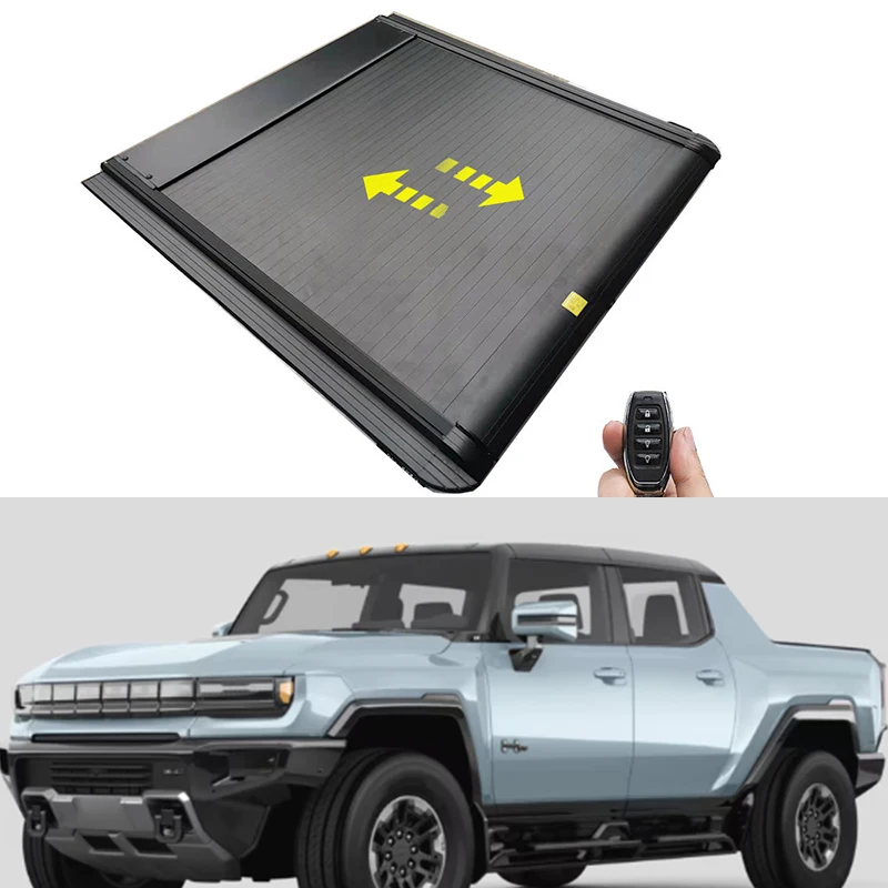 

Автоматическая выдвижная мягкая ролетная крышка кузова для пикапа Hummer EV 2025 с функцией скручивания