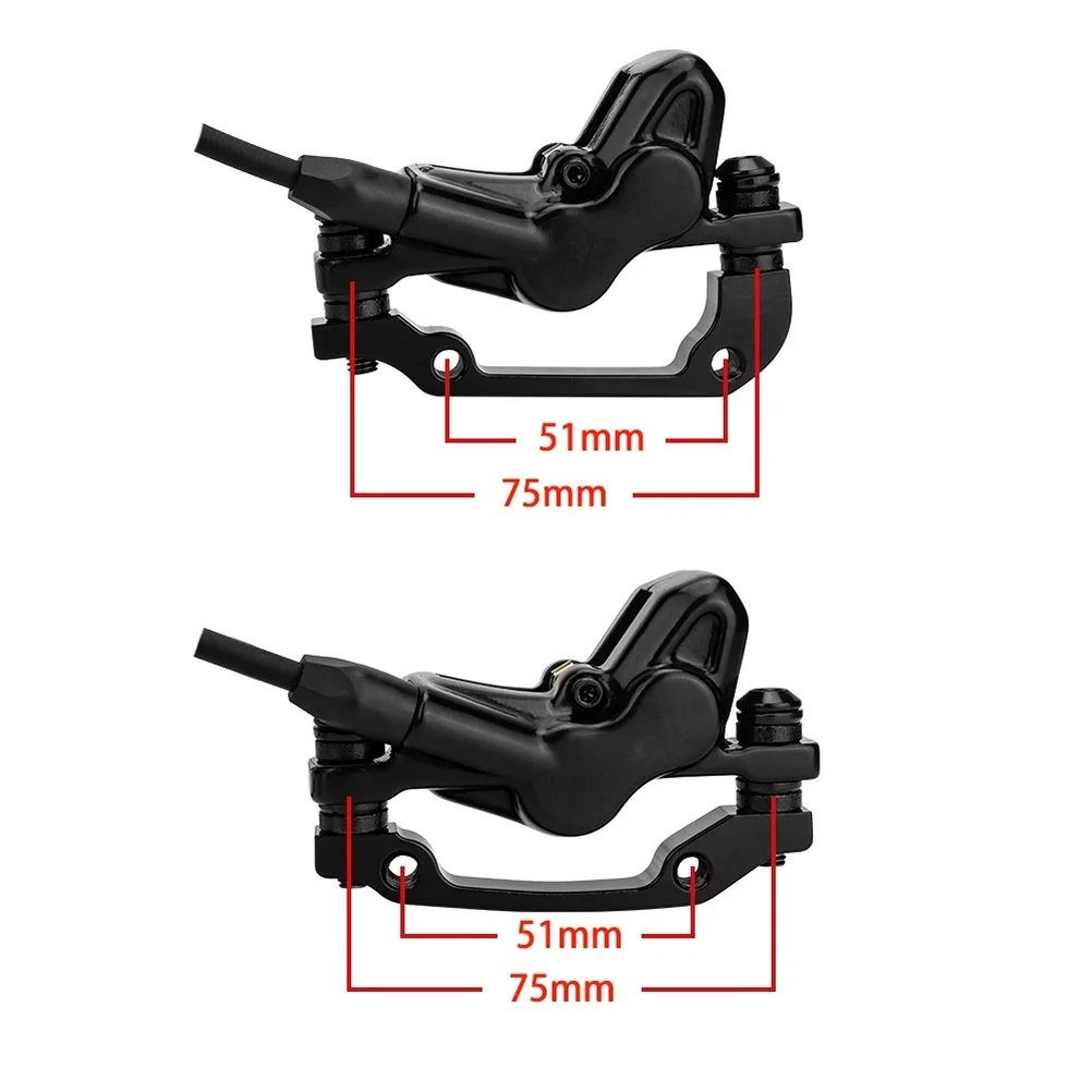 

Комплект гидравлических дисковых тормозов с 4 поршнями для MTB, передний шланг 800 мм, задний шланг 1450 мм, легкая тормозная система из алюминиевого сплава