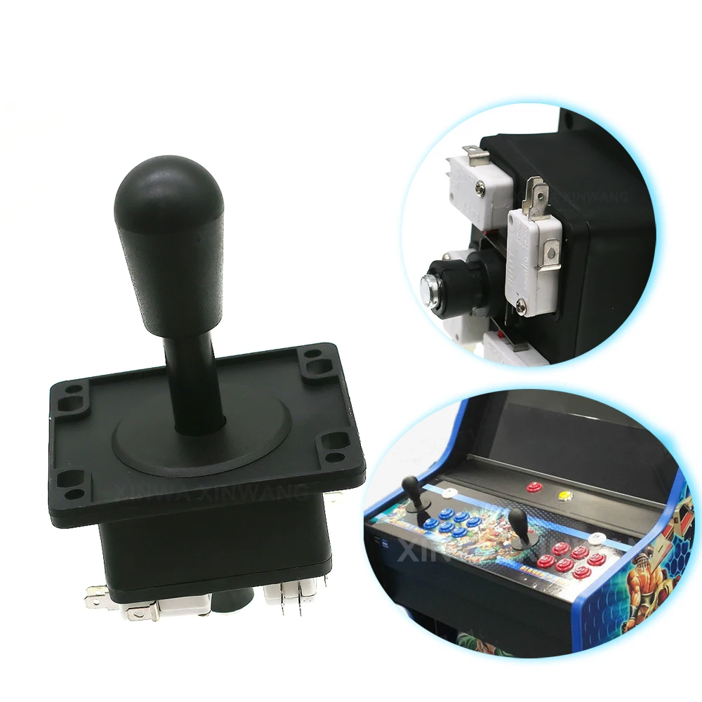 4 To 8 Way American Joystick Bat Top Arcade Stick Command For Retro Game Machine SNK NEO GEO USB Board DIY Pinball Parts