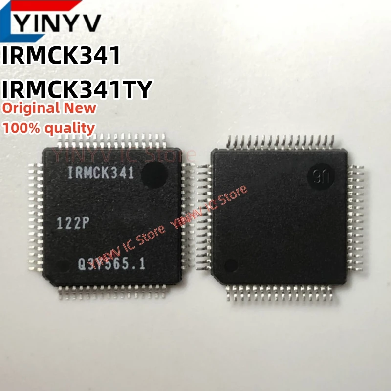  1Pcs IRMCK341 IRMCK341TY IRMCK343 IRMCK343TY IRMCK311 IRMCK311TY QFP-64 Sensorless Motor Control IC for Appliances 100% New
