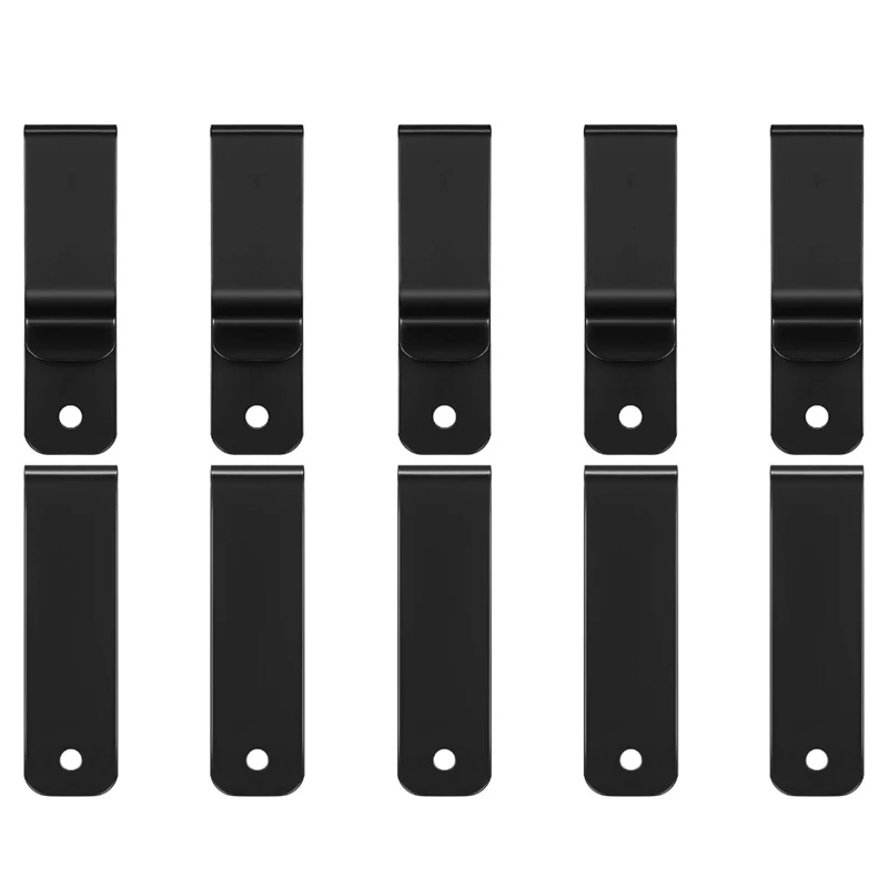 

NEW_10-компонентный металлический ремень и зажимы для кобуры, пружинная пряжка с одним отверстием