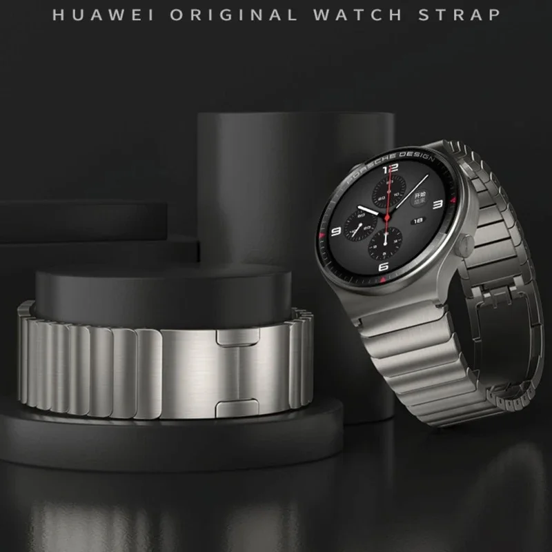 Correa de aleación de titanio para HUAWEI GT4/GT 2/46mm/GT2 Pro, pulsera de reloj inteligente, Correa de reloj Huawei Watch GT 3 Seiko, 22mm