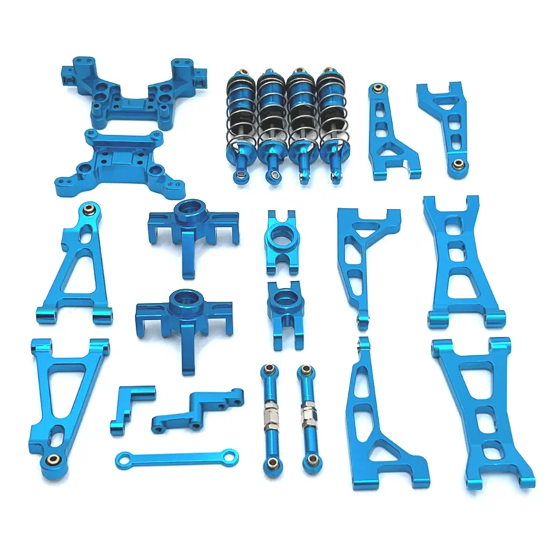 Mjx Hyper Go 16207 16208 16209 16210 H16 suku cadang Upgrade Set komponen rawan logam untuk mobil Rc Aksesori aluminium