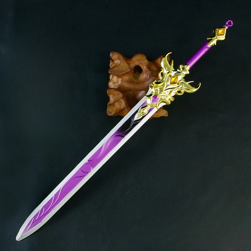 30 CM Game Peripherals Zichen Gilded Sword Metal Craft Weapons Model Collectible Desk Ornaments Creative Birthday Gifts Toy