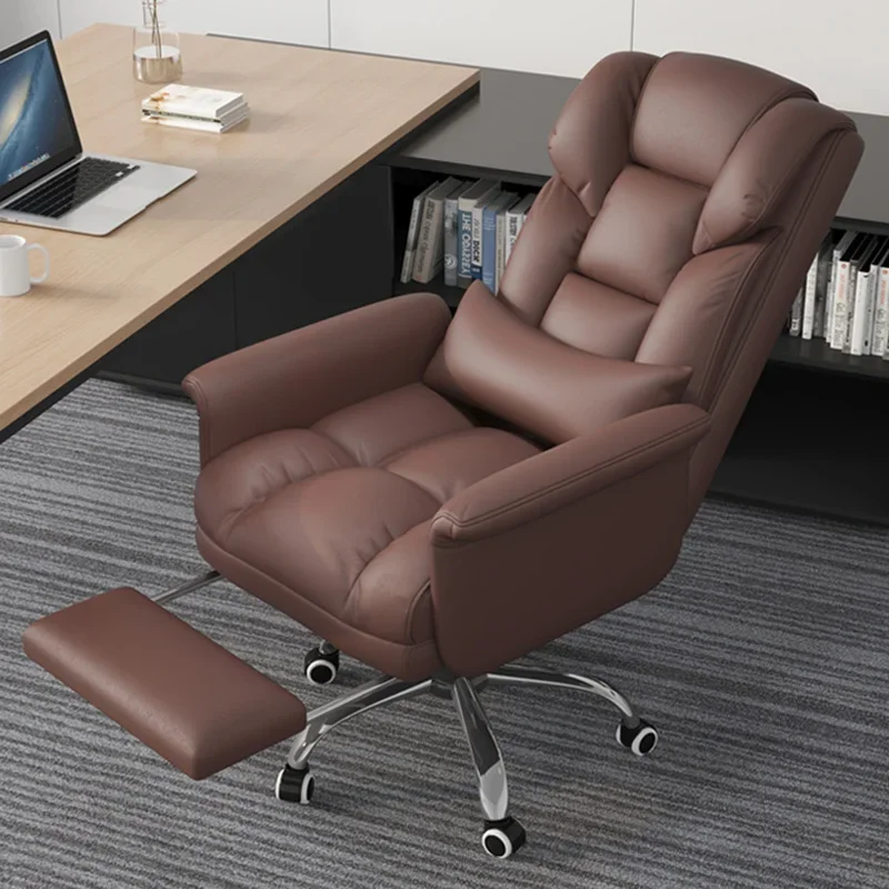 

Recliner Luxury Office Chair Swivel Playseat Gaming Armrest Accent Leather Comfy Chair Rolling Silla Escritorio Furniture Luxury