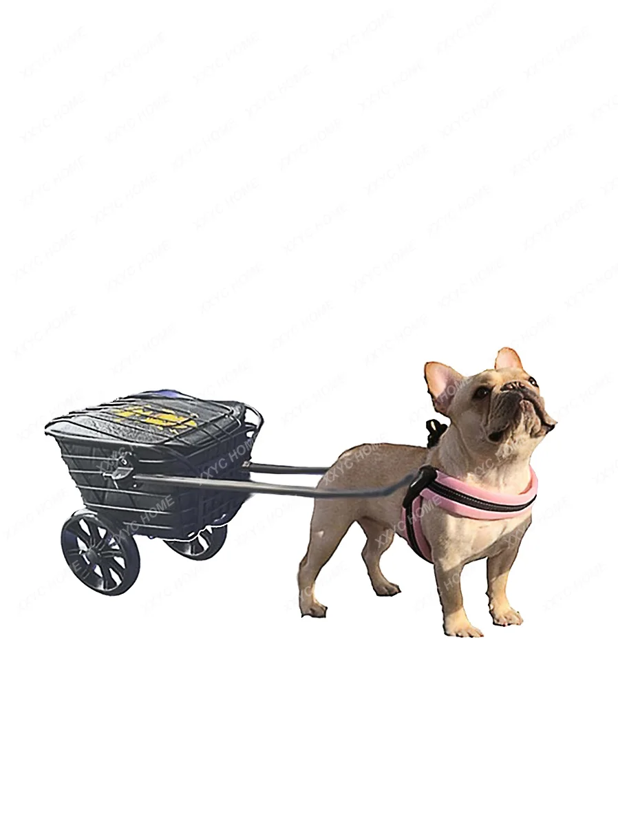 Small Dog Trailer Dog Training Tool Car Exercise Physical Strength