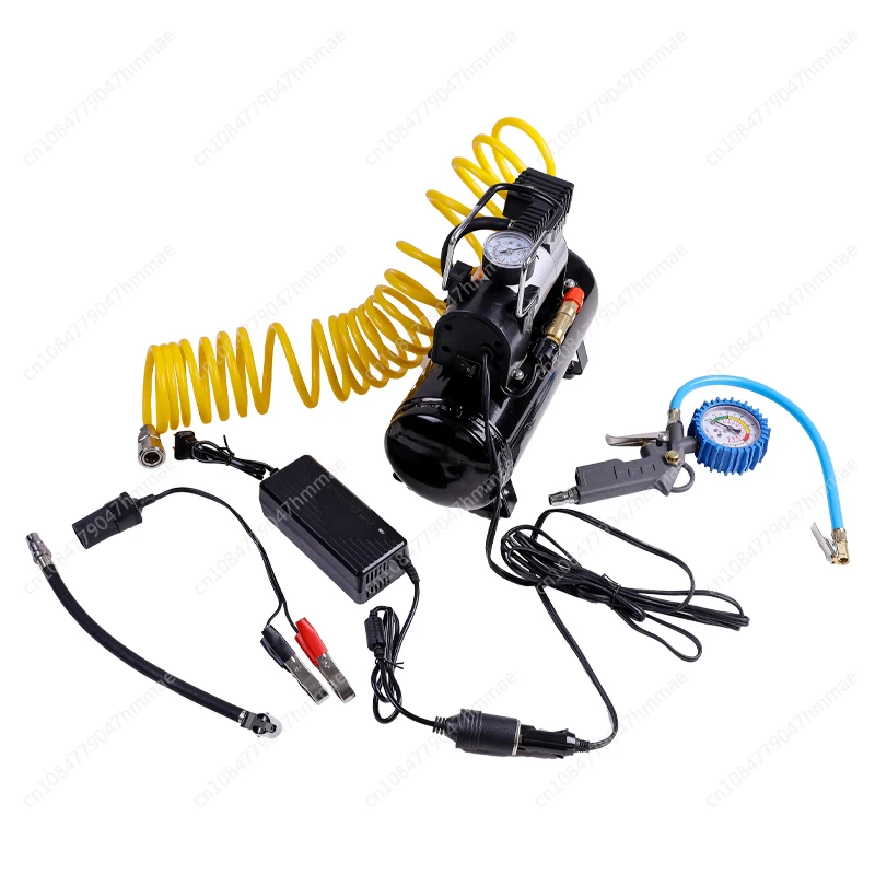 

12V220V 2.5 4L Маленький воздушный компрессор Безмасляный бесшумный воздушный насос Мини-автомобильный насос для накачивания шин Воздушный резервуар для покраски автомобилей Портативный