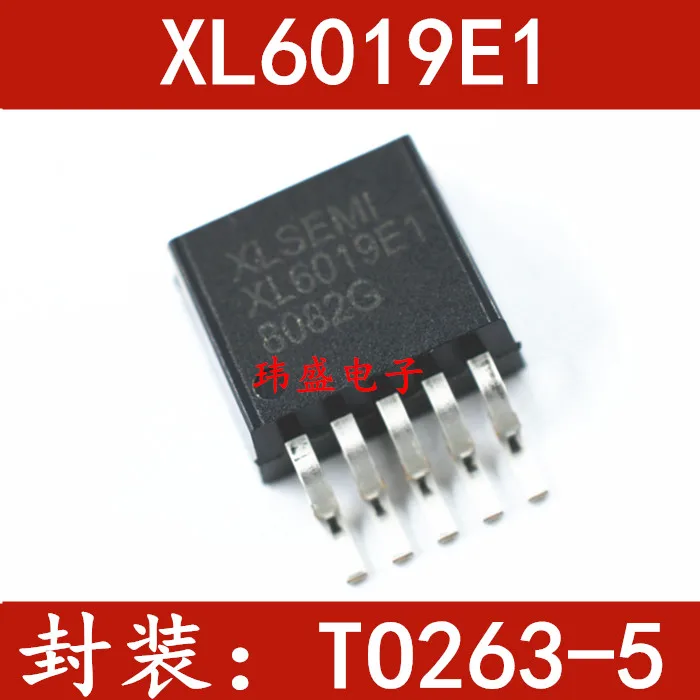 

10 pieces XL6019E1 TO263-5L DC-DC XL6019 60V 5A