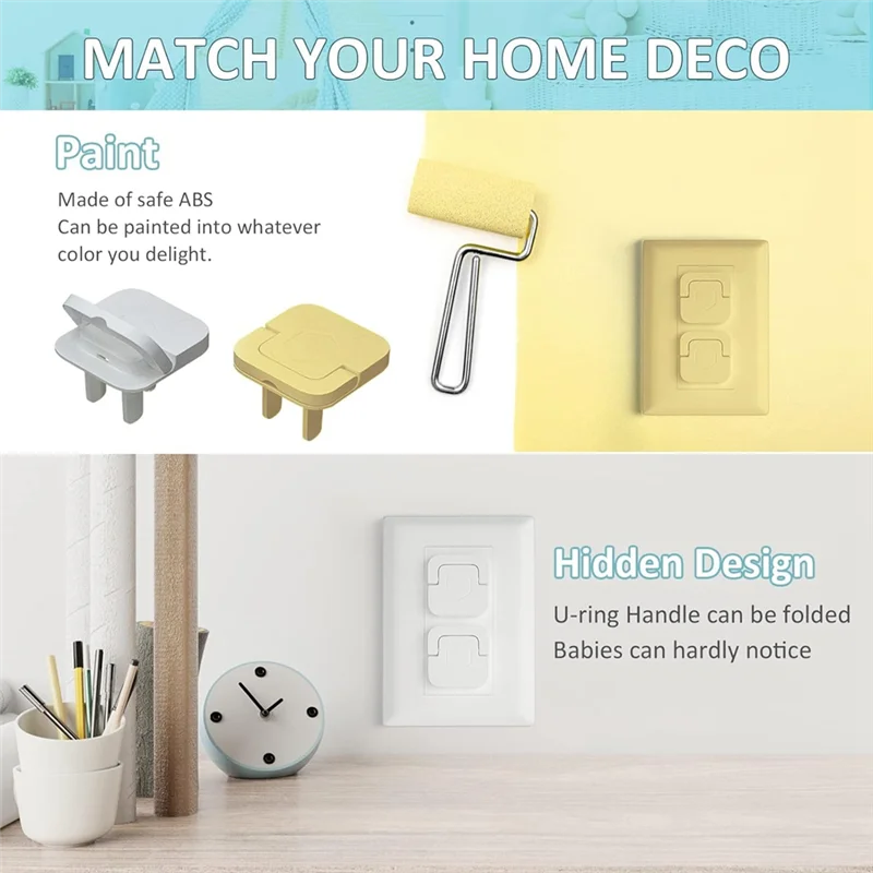 

J1UL1N защитные крышки для розеток с защитой от детей, электрическая вилка, защитные крышки для отверстий от ударов, вилка переключателя, блокирующие отверстия
