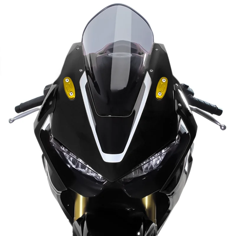 2024 cbr For CBR250R CBR300R CBR400R CBR500R Motorcycle Mirror Hole Cover Windscreen Driven Mirror Eliminators Cap CBR 300R 500R