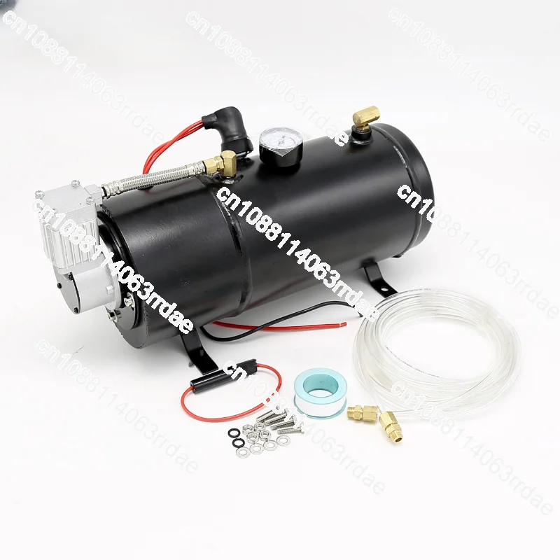 120 PSI 12/24V DC Onboard Air Horn Compressor System Kit Suitable for Truck Cars SUV Boat Tractor RV Off-Road Vehicle Subwoofers