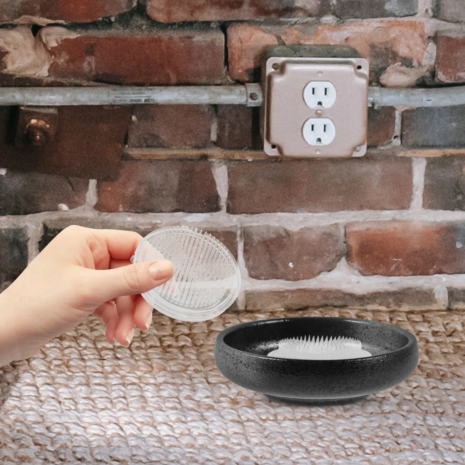 

Цветочная лягушка, булавка для цветочной композиции, стабильный, надежный держатель для цветов, практичный инструмент для фиксации для флористических принадлежностей