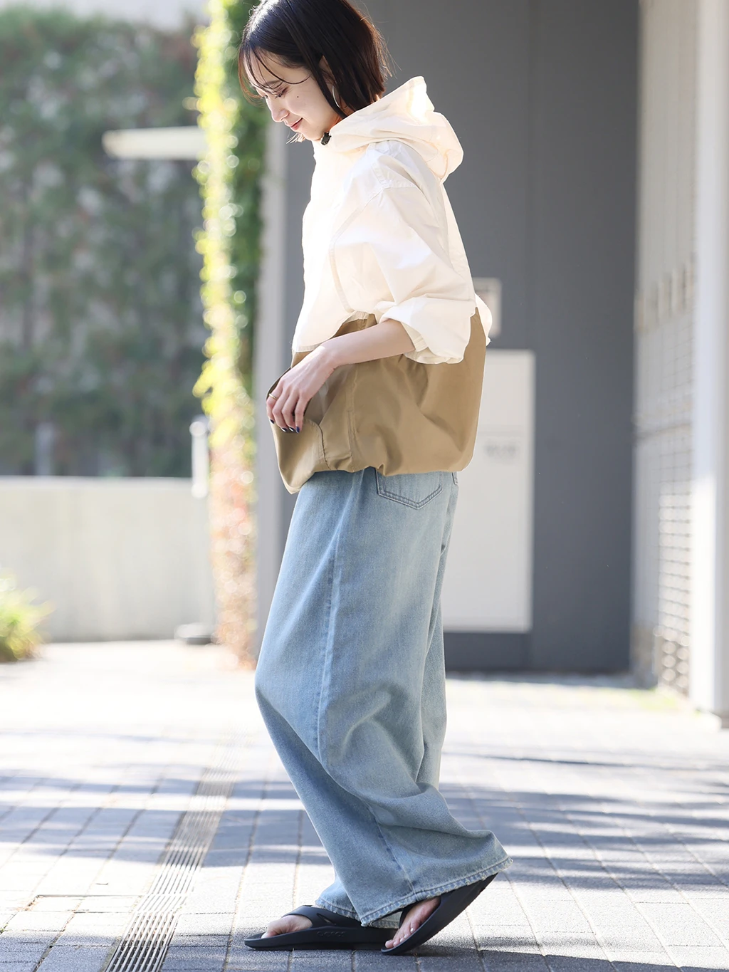 

Retro High Waist Wide Leg Denim Jeans Cotton Waed out Spring 2026 Women's Casual Sle Four Seasons All-Match Blue Jeans