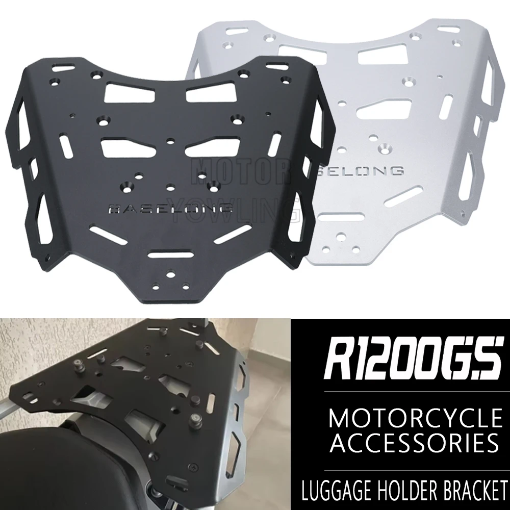 

R 1250 GS 1200GS Top Case Holder Rack Luggage Rear Tail Box Bracket Trunk Support For BMW R1250GS R1200GS LC Adventure 2013-2023