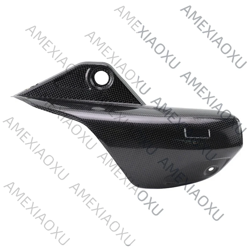 AMEXIAOXU Motorcycle Exhaust Muffler Carbon Fiber Protector Escape Heat Shield Cover Guard Anti-Scalding