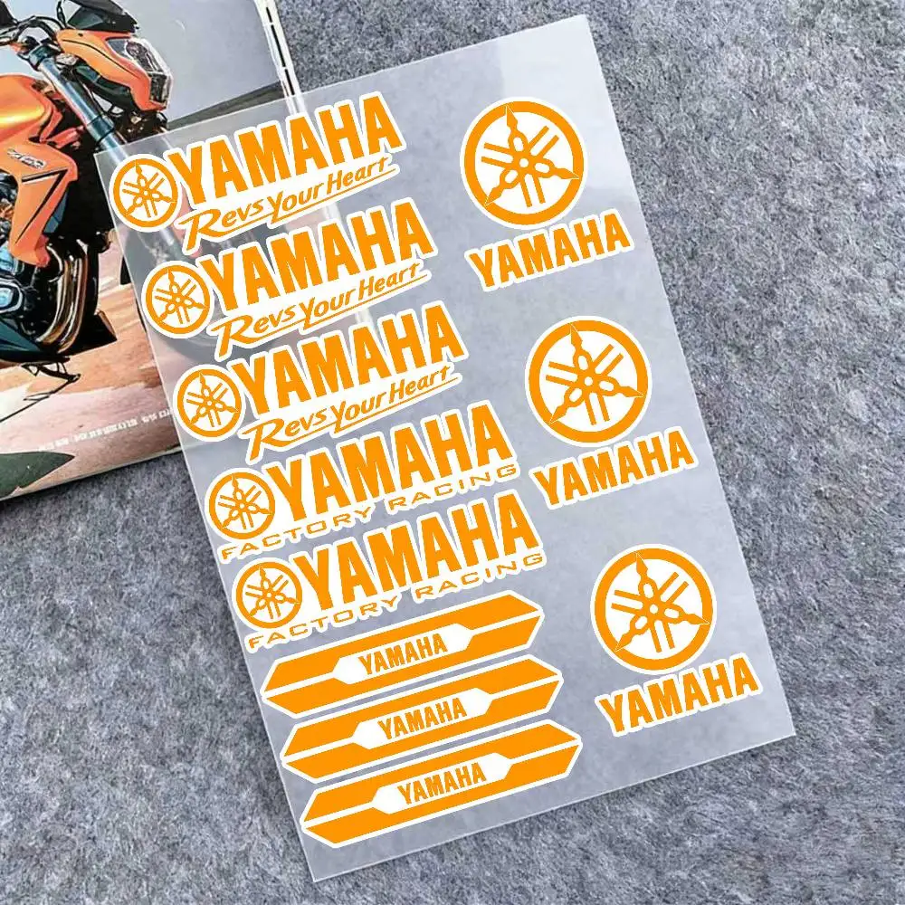 

For YAMAHA Motorcycle Stickers, 3M Safety Warning At Night In The Dark Scooter Helmets