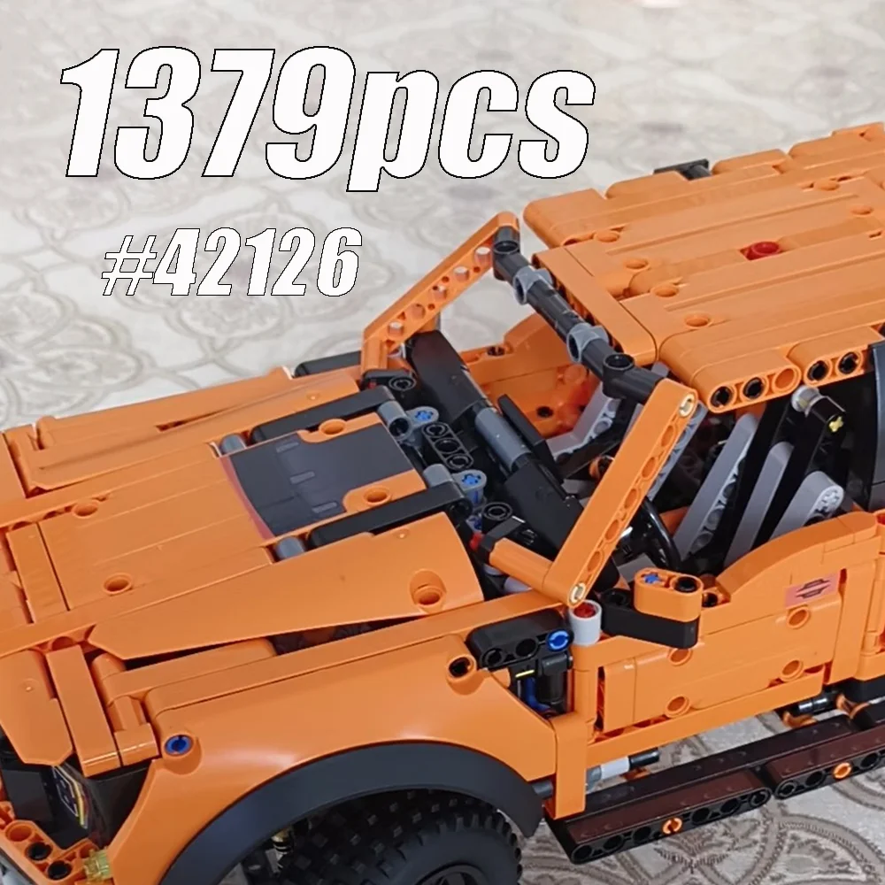 1379PCS Technical Classic Large Off-Road Vehicle Building Blocks F-150 Pickup Sports Car Building Blocks Racing Model Toys Gifts