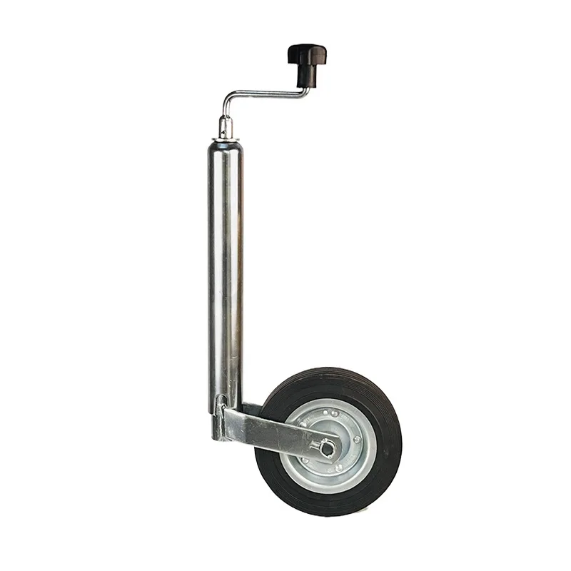 ヨーロッパスタイルトレーラーガイドホイール0kgトップ8インチスイベルユニバーサルホイールサポートブラケットナイトホイールトレーラーrv