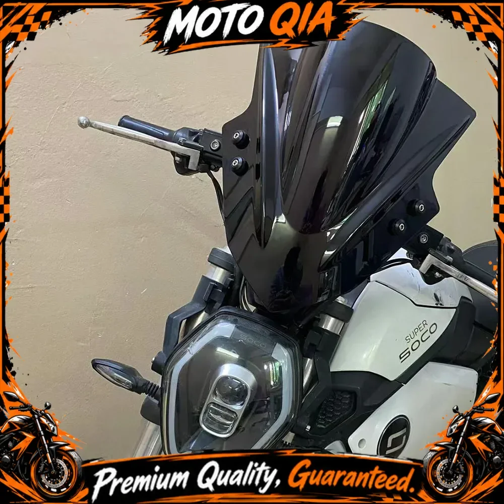 【High Quality​】Super Soco TC TS TCMAX Front Windshield Wind Deflector Motorcycle Accessory New Fit for Super Soco TS TC TCMAX