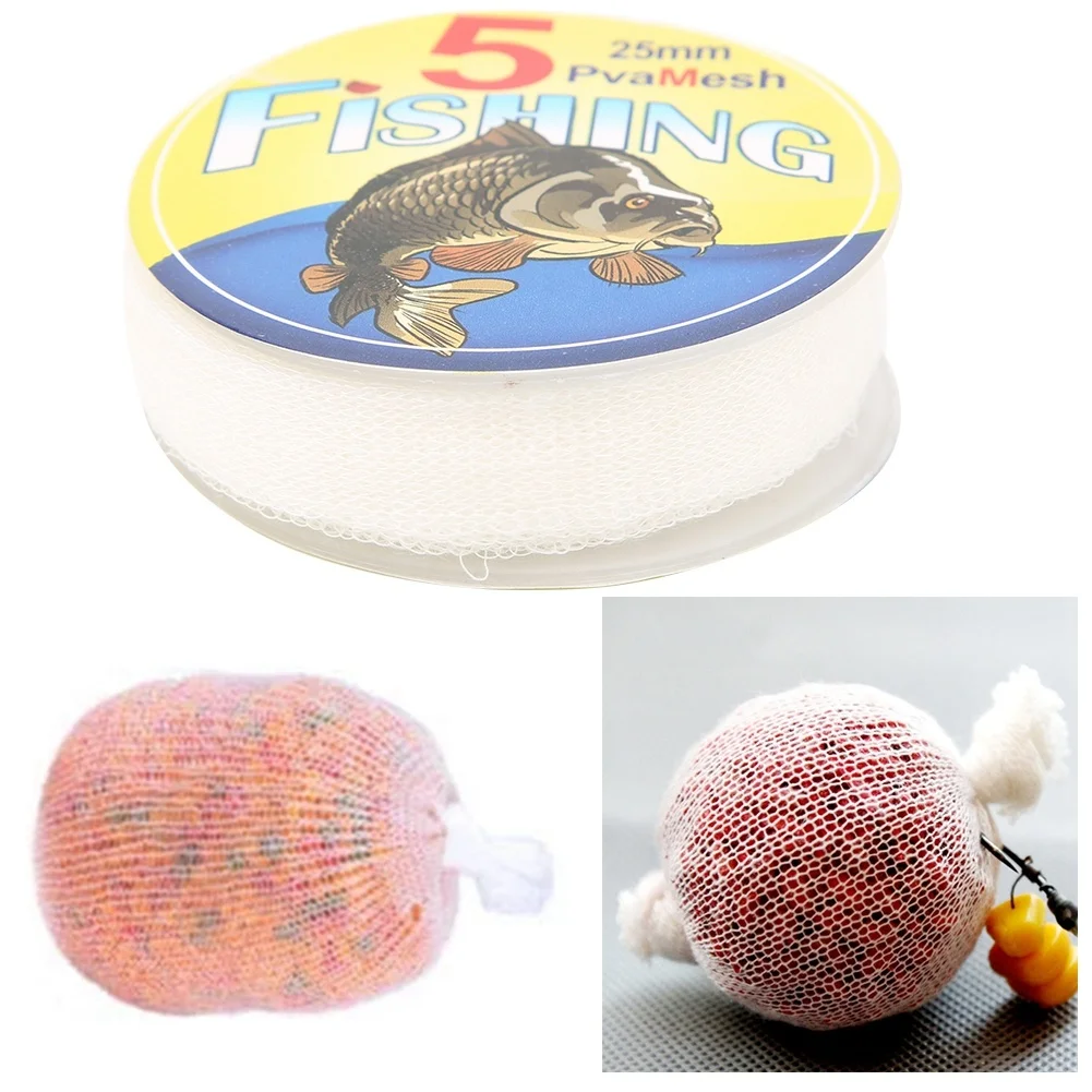 5M PVA Fish Tools Nest Beater Water Soluble Net Fishing Load Bait Accessory