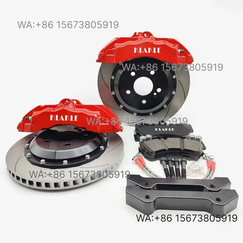 For Wmwmnu  KLAKLE New 18Z Big Brake Kit 6 Pot Aviation Aluminum Alloy 380mm Disc Brake Caliper