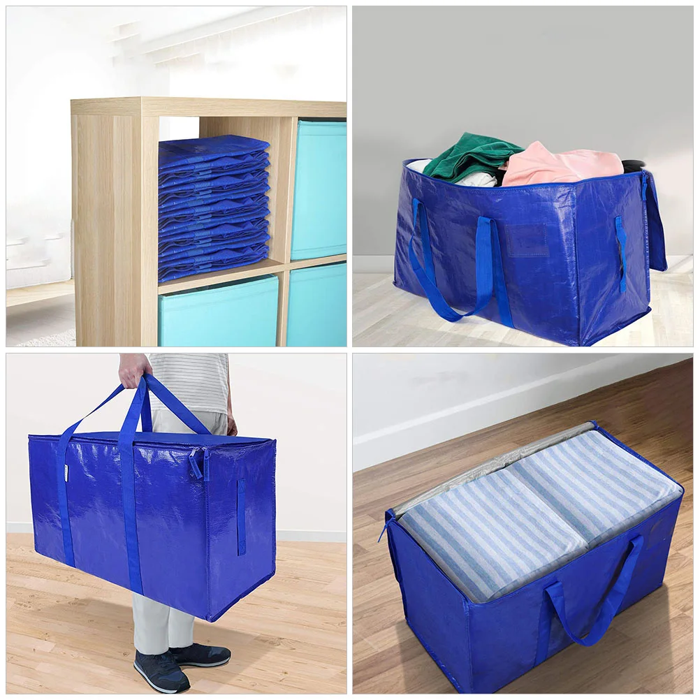 

Waterproof Oxford Cloth Quilts Organizer Bag For Moving House Large Capacity Storage Pouch