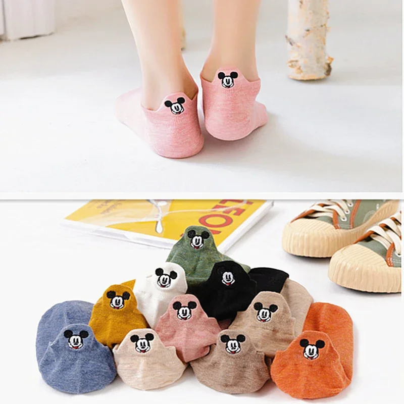 Summer Casual Cute Women Socks Animal Cartoon Mouse Duck Socks Cotton Funny Socks Size 35-40