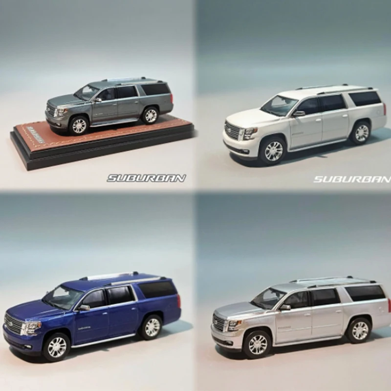 

GOC&Auld Match 1/64 Scale Suburban 2015 Simulation Alloy Car Model Static Display Collectible Toy Gift Souvenir Decoration