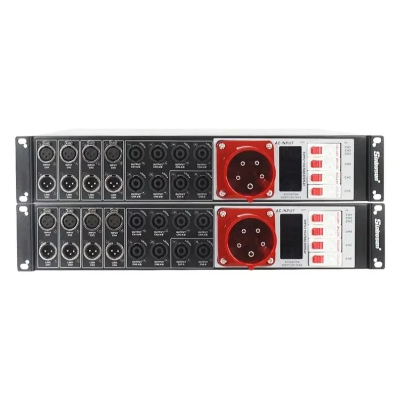Lagerbestand verfügbarer 5-adriger Stromverteiler LAS4+8 Stage Line Array-Lautsprecher Power Controller-Verteiler