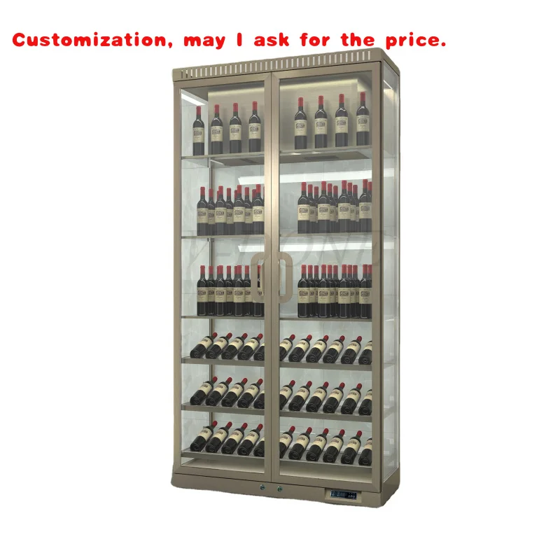 

custom.Home bar Red Wine Glass Refrigerator Thermostatic Display Cabinet