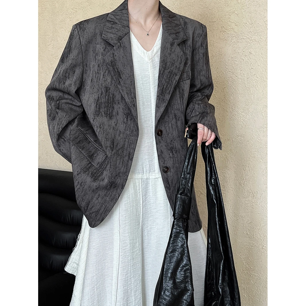 2024 donne autunno Blazer cappotto Turn Down Collar Fashion Design Blazer Feminino Casaco Feminino top per le donne vestiti