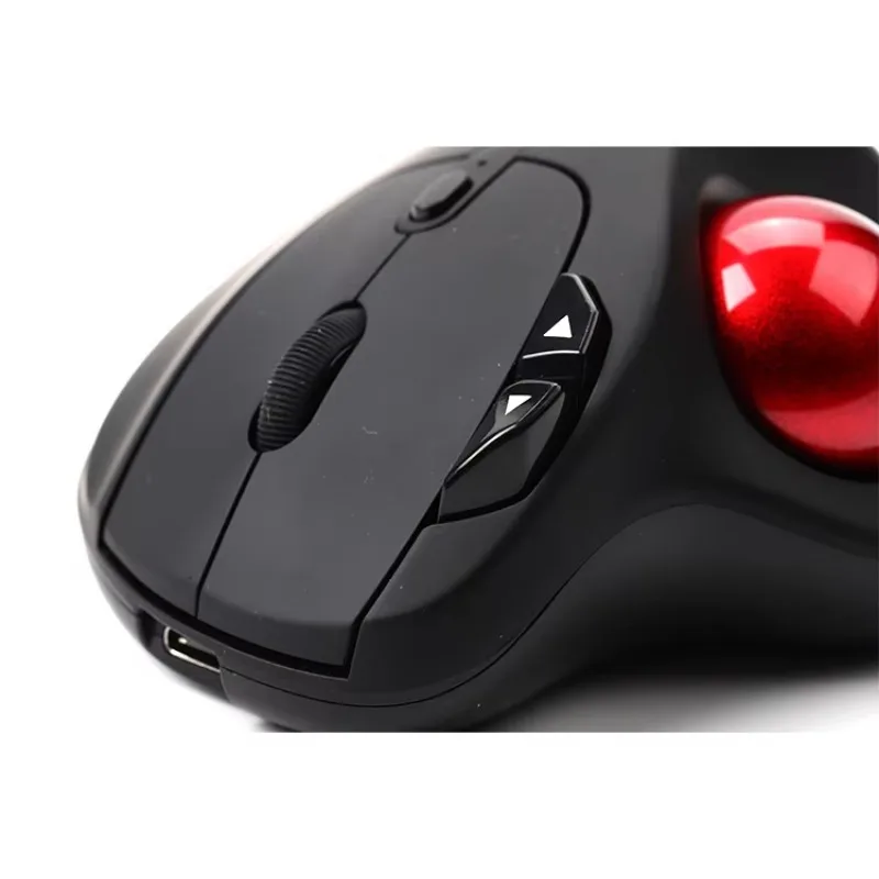 

2025 hot sale Wireless Trackball Mouse Rechargeable Ergonomic Mouse RGB Glow , Easy Thumb Control Compatible for PC, Laptop, iPa