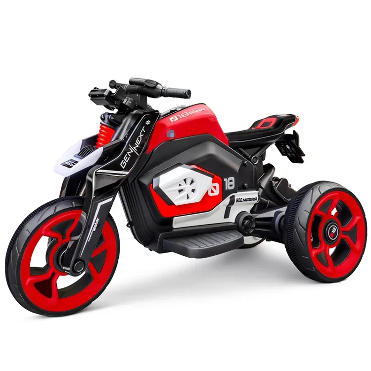 Children's motorcycle electric 12v power supply single  double drive three-wheel children's   riding