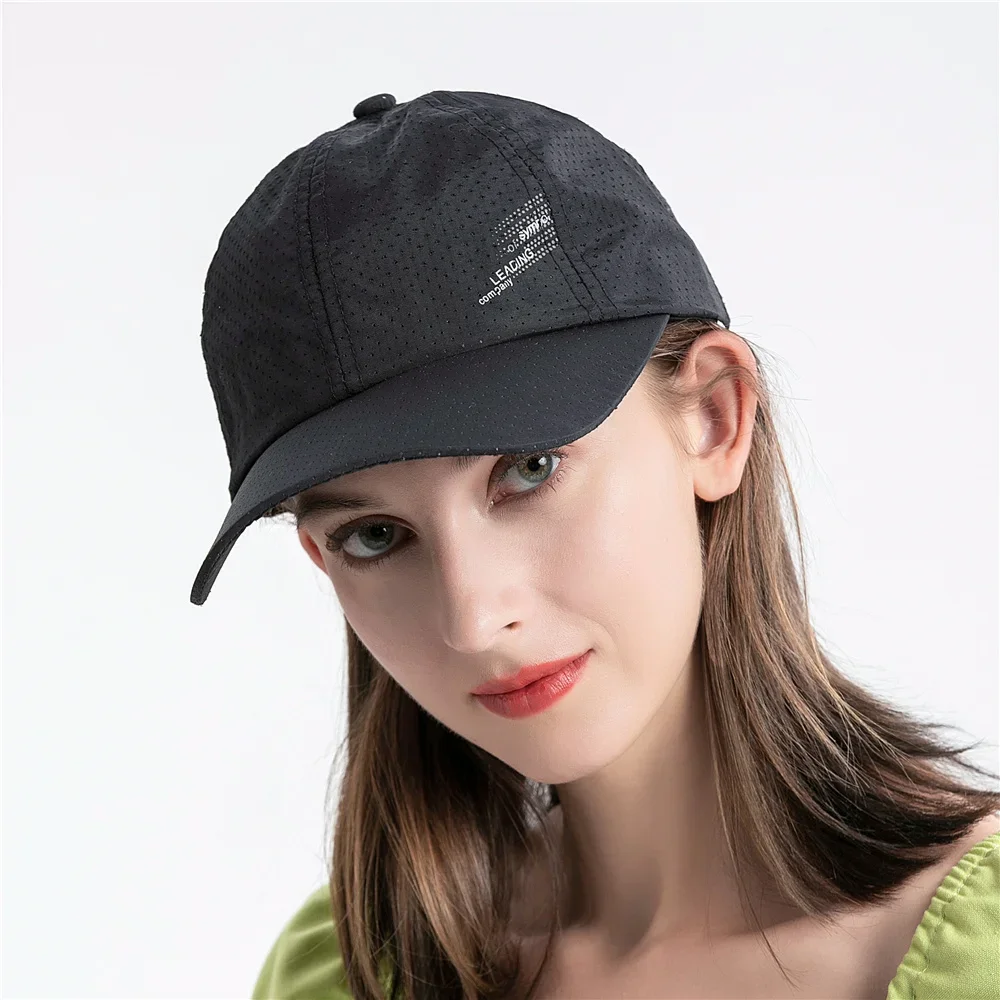 Summer Quick Drying Baseball Cap for Men Cooling Breathable Mesh Sun Hat UV Protection Casquette Fishing Hats Women Sports Caps