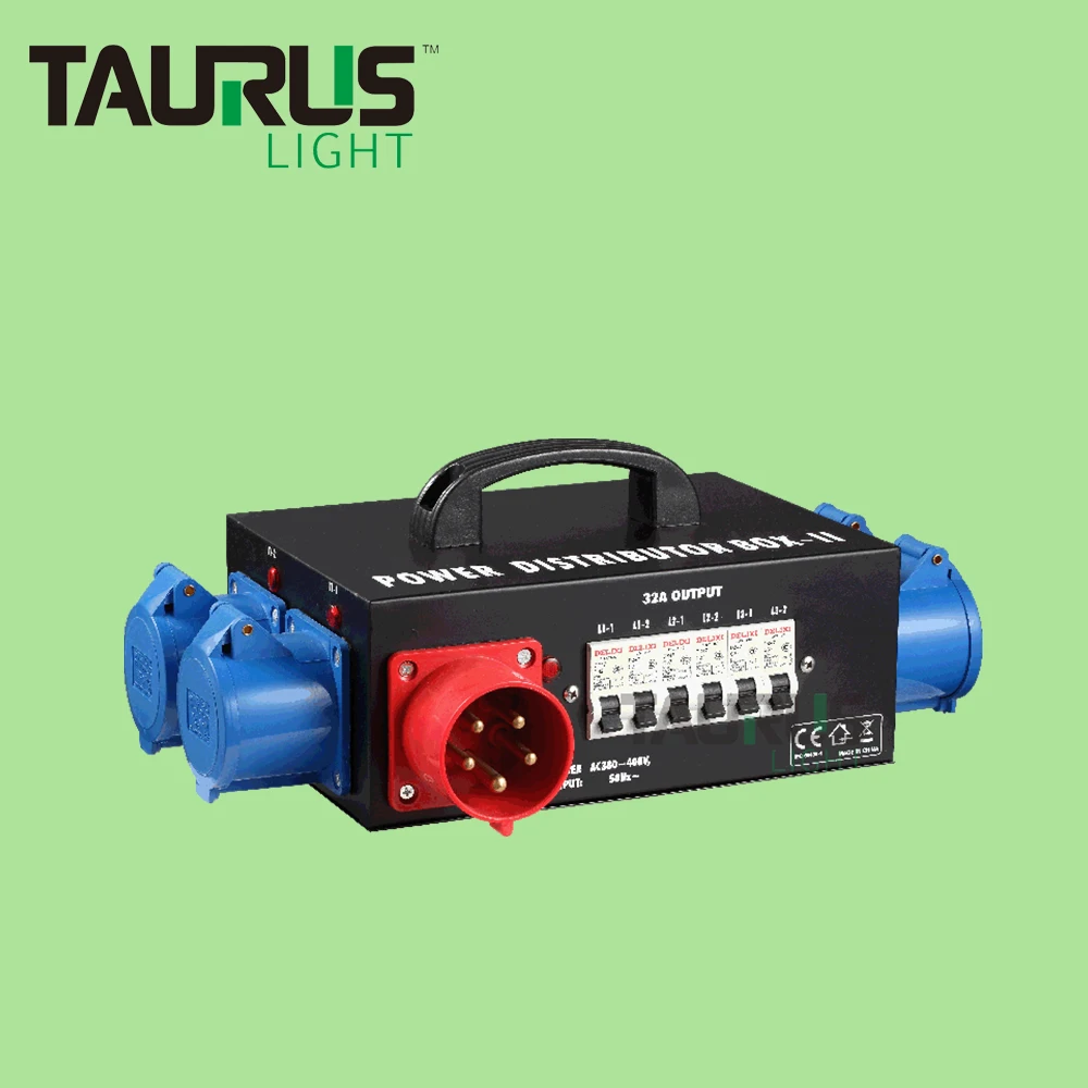 

Canghe 380V 32A Power Distribution Box with 5Pin Input CEE Connector for Stage Lighting Equipment