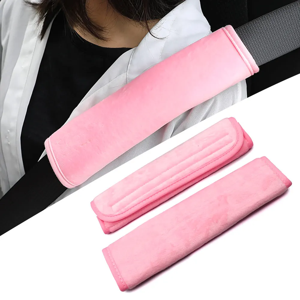 

2pcs Car Seat Belt Cover Shoulder Pad Auto Styling For Kids Seatbelt Safety Belt Interior Cushion Padding Protector Accessories