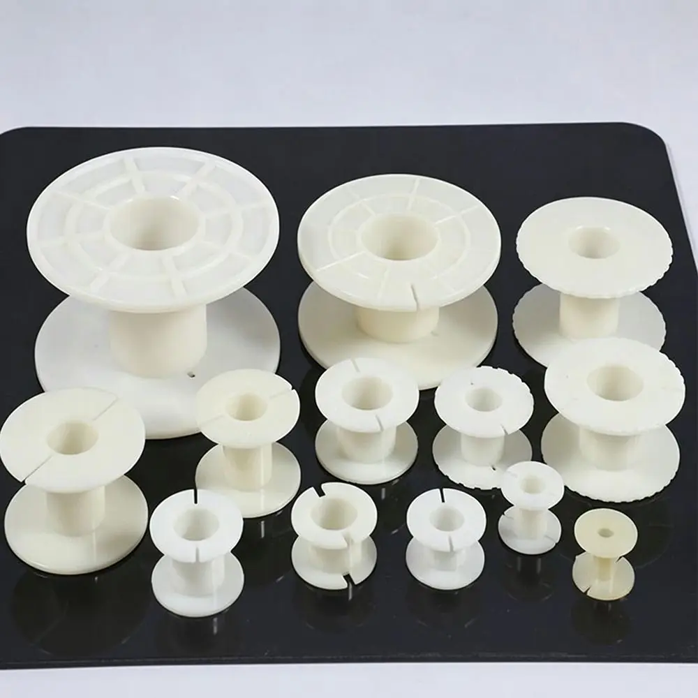 5/10Pcs Plastic Bobbin Wire Coil Frame Round Bobbin Inductive Skeleton Speaker Crossover Coil Frame ABS Plastic Wire Axis Holder