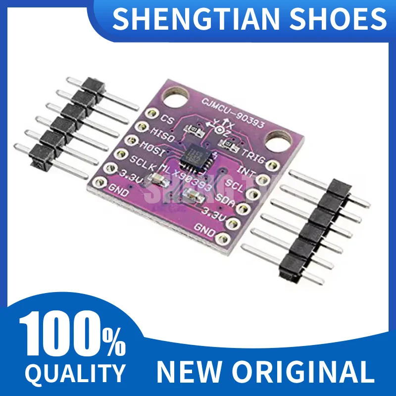 CJMCU-90393 MLX90393 Digital 3D Hall Sensor Three-Displacement Angle Rotate 3D Position Sensor Module
