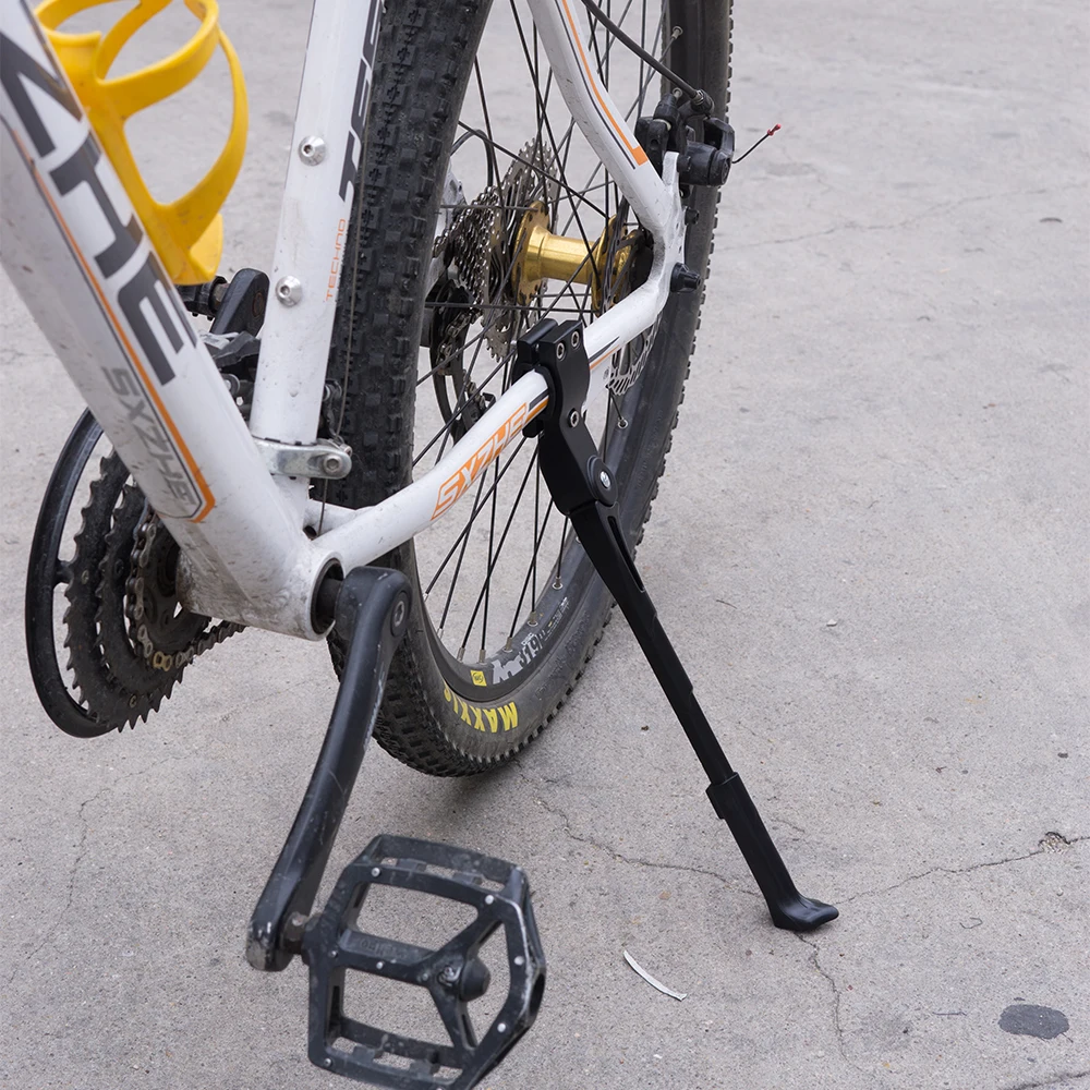 Mountain Bike Bicycle Adjustable Kickstand Aluminium Alloy 26 27.5 29 Road 700c Bike Parking Kick Stand Side Rear Rack 310g view 5