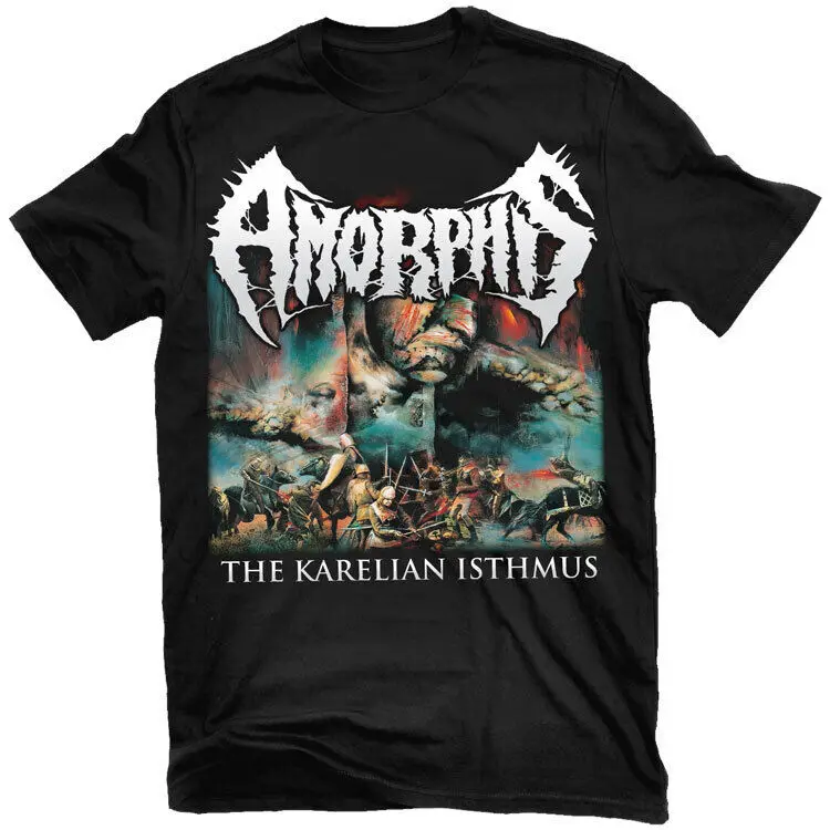 Men'S Amorphis The Karelian Isthmus T Shirt Xxxx Large Black