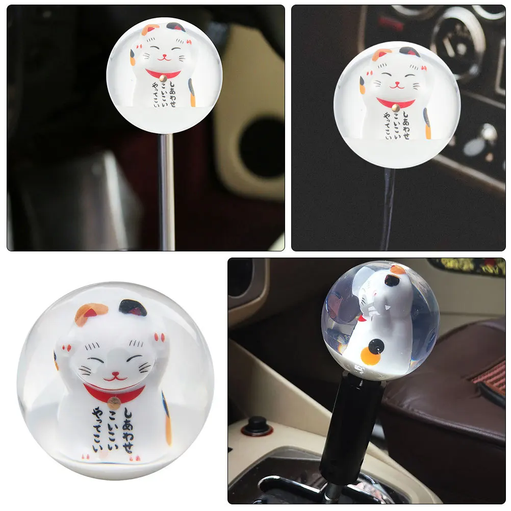 

Unique Cat Design Car Shift Knob Gear Stick Knob Auto Transmission Accessory Durable Easy Clean Stylish Grip Manual Automatic