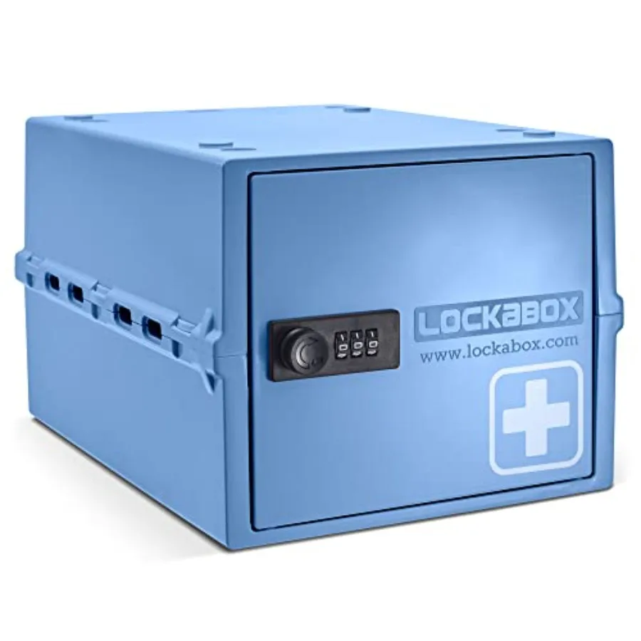 

One™ Premium cine Lock Box um cation Lock Box With Code For cines Vitamins and Supplements External Size 12 x 8 x 6.6 Inch