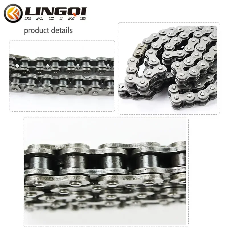 LINGQI 520 Chain 100 Link 110 120L Drive Chains With Links For ATV Quad MX Enduro Motocross Racing Universal Parts Off Road